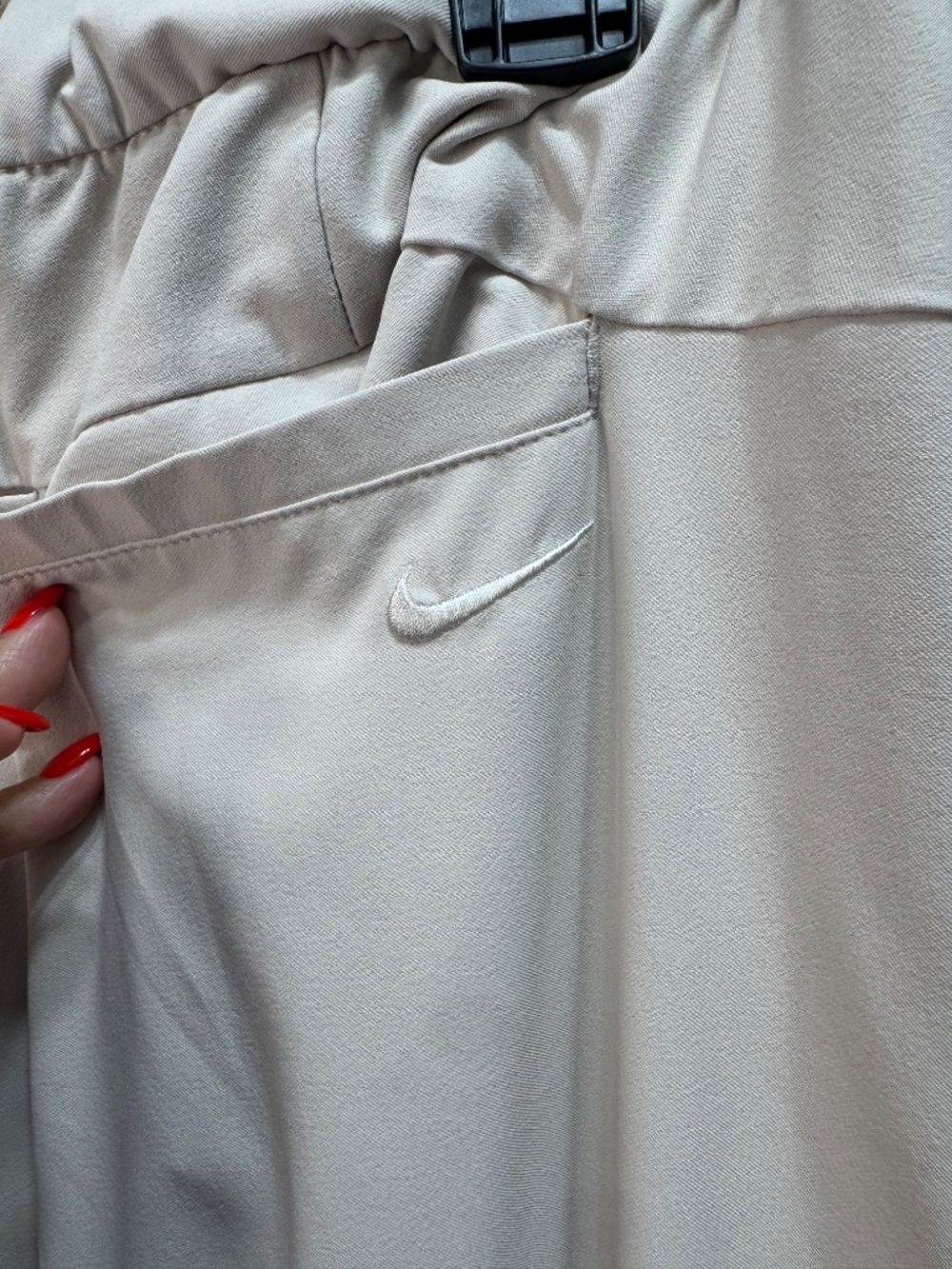 Nike Dri-FIT Beige Jogger Pants Women’s XL Athletic Lounge Pockets - Picture 8 of 10